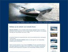 Tablet Screenshot of colomboboats.nl